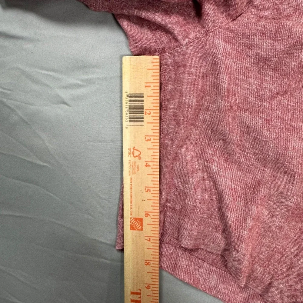 Bonobos 7 Inch Inseam Standard Fit Shorts Mens 30 Red Linen Blend Golf Resort